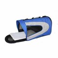 Petpurifiers Blue Folding Zippered Sporty Mesh Carrier -MD PE2640256